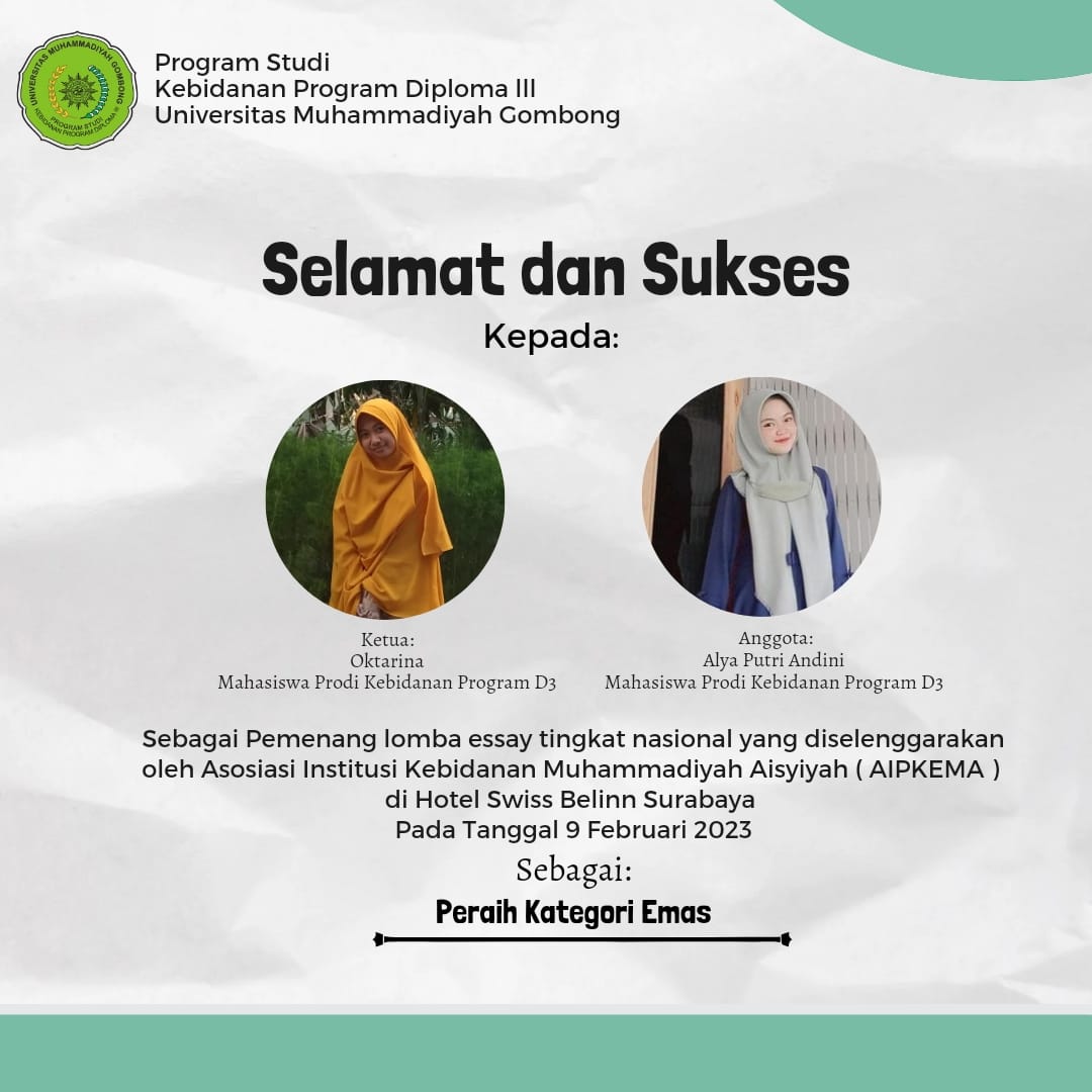 PRESTASI MAHASISWA PRODI KEBIDANAN